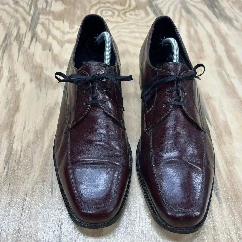 Florsheim Richfield The Florsheim Shoe Red Lace Up Size 12D 33617 Vintage - Picture 3 of 12